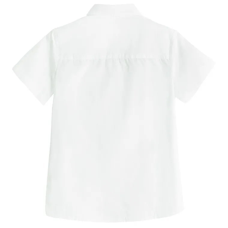 Cool Club, Koszula dziewczęca z krótkim rękawem, biała