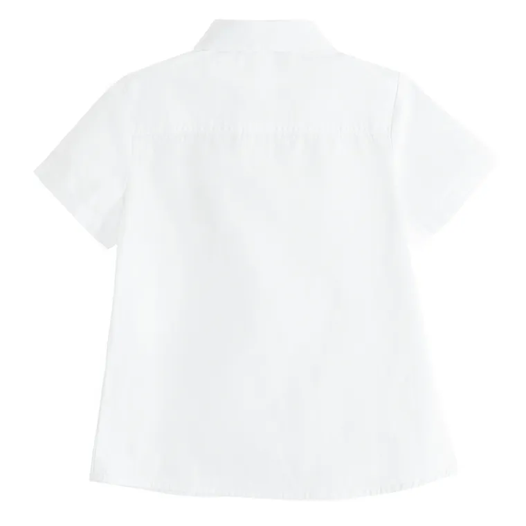 Cool Club, Koszula dziewczęca z krótkim rękawem, biała