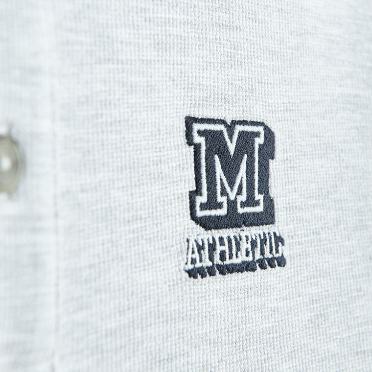 Cool Club, Koszulka polo chłopięca z długim rękawem, szara