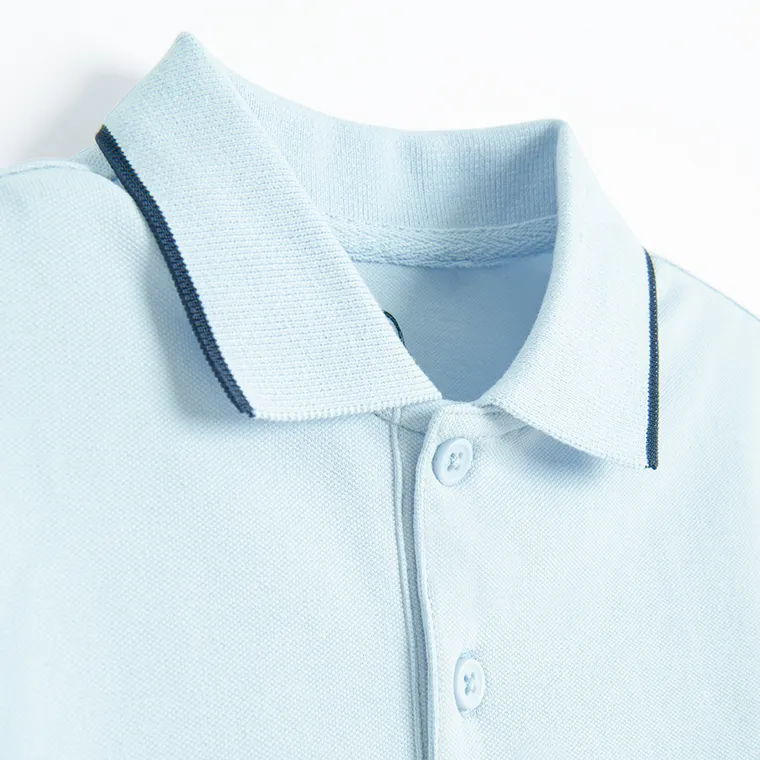 Cool Club, Koszulka polo chłopięca z krótkim rękawem, niebieska