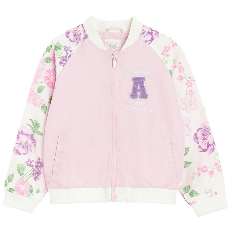 Cool Club, Kurtka bejsbolówka dziewczęca, różowa