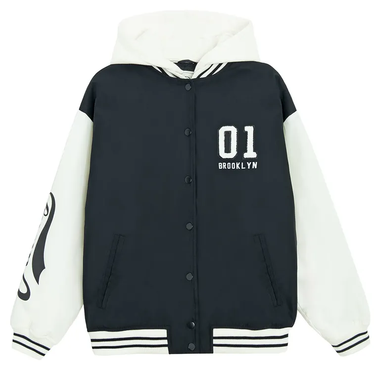 Cool Club, Kurtka bejsbolówka dziewczęca z kapturem, mix