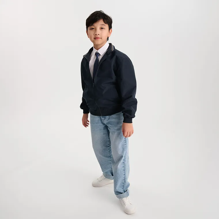 Cool Club, Kurtka chłopięca, oversize, granatowa