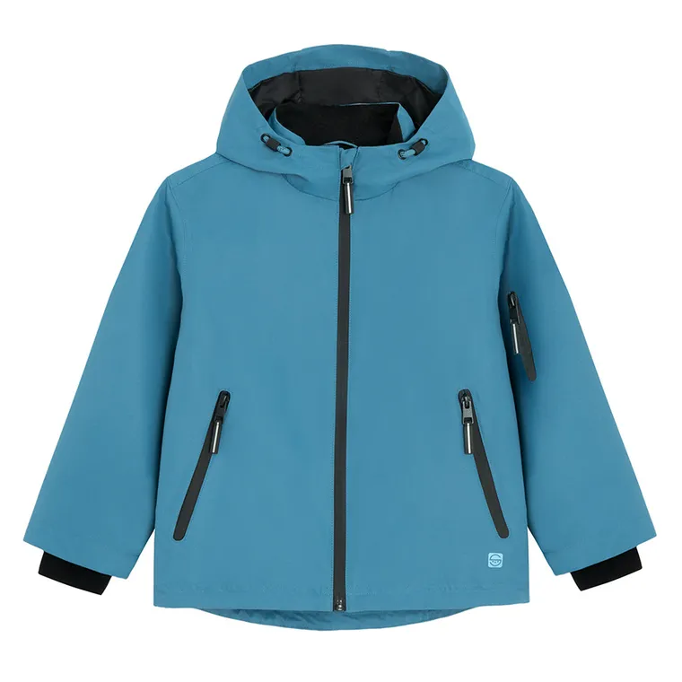 Cool Club, Kurtka chłopięca z kapturem, niebieska