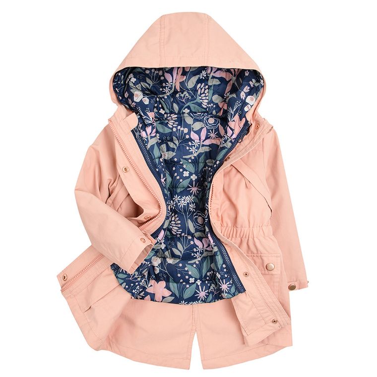 Cool Club, Kurtka dziewczęca z kapturem, 3w1, mix