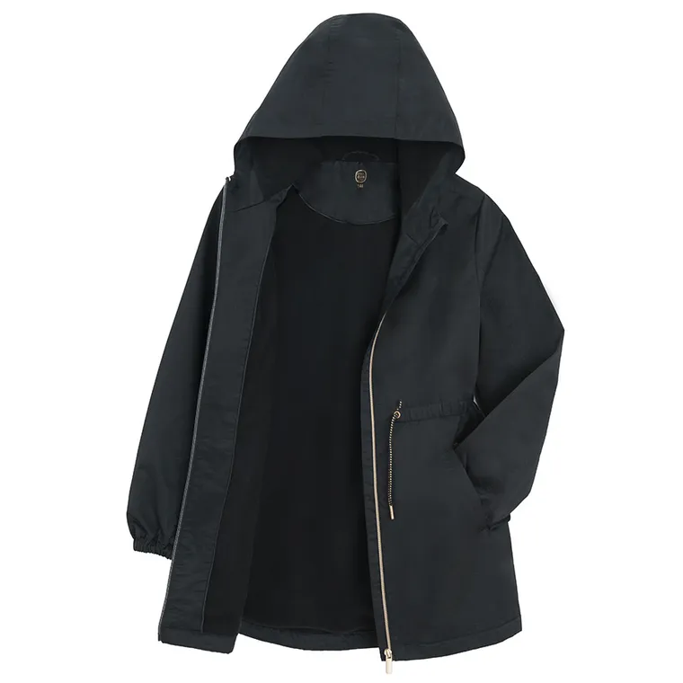 Cool Club, Kurtka dziewczęca z kapturem, czarna