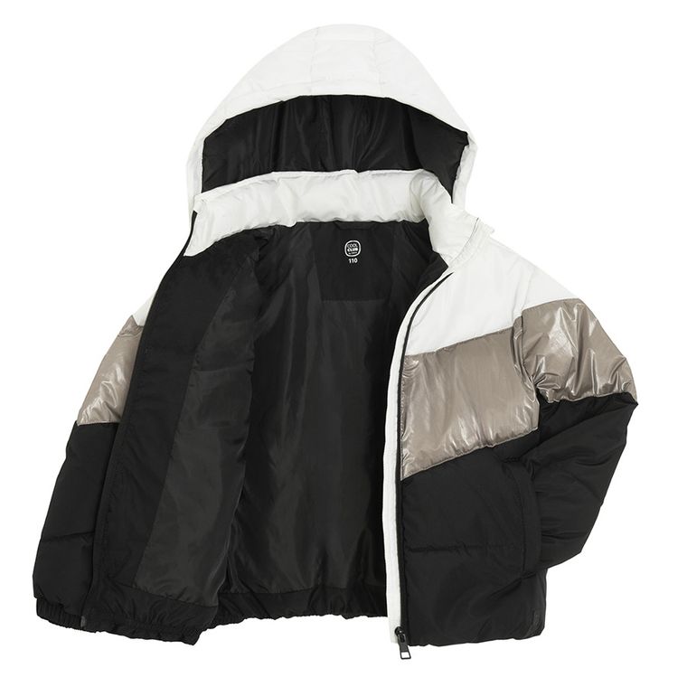 Cool Club, Kurtka dziewczęca z kapturem, ocieplana, mix