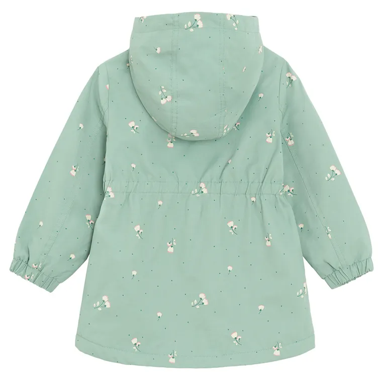 Cool Club, Kurtka dziewczęca z kapturem, zielona
