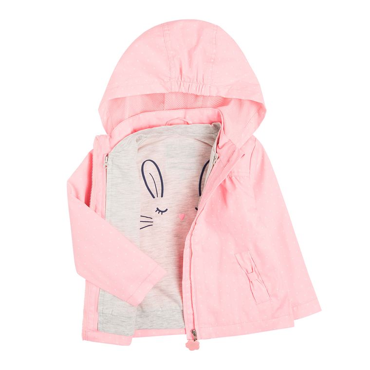 Cool Club, Kurtka wiosenna dziewczęca, 3w1, różowa