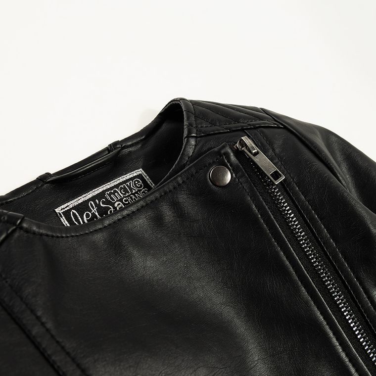 Cool Club, Kurtka wiosenna dziewczęca, ramoneska, czarna