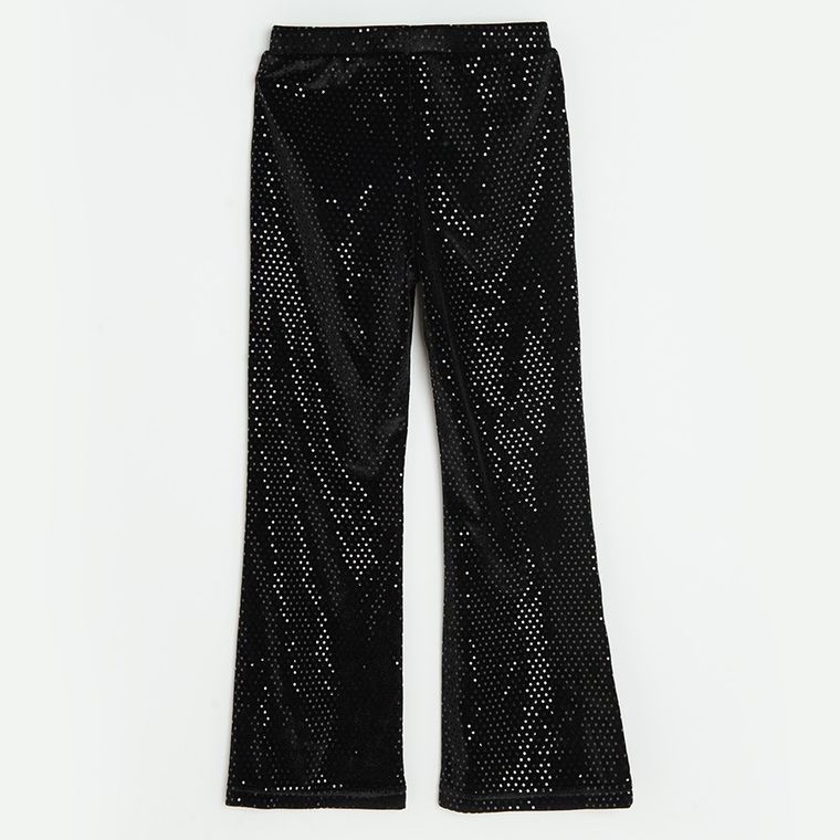 Cool Club, Legginsy dziewczęce, dzwony, czarne