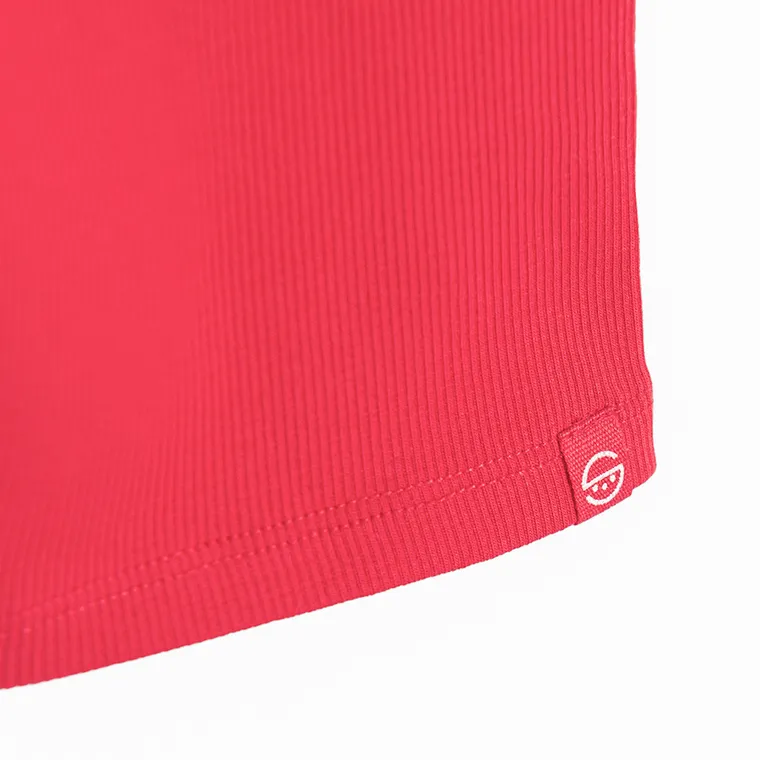 Cool Club, Legginsy dziewczęce, kolarki, prążkowane, czerwone