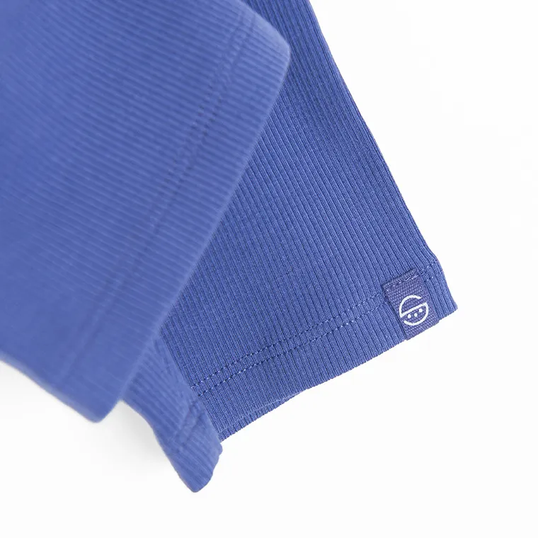 Cool Club, Legginsy dziewczęce, kolarki, prążkowane, niebieskie