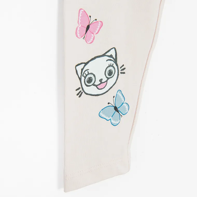 Cool Club, Legginsy dziewczęce, mix, Kicia Kocia, zestaw, 2 szt.