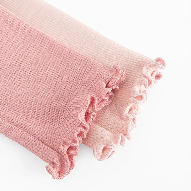 Cool Club, Legginsy dziewczęce, prążkowane, różowe, zestaw, 2 szt.