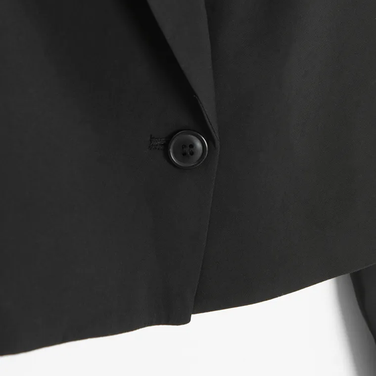 Cool Club, Marynarka dziewczęca, crop top, czarna