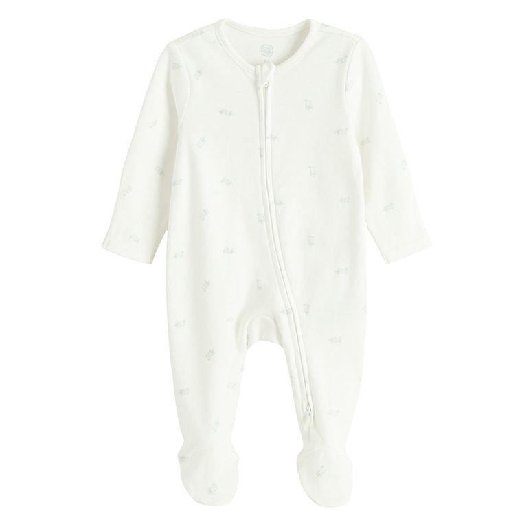 Cool Club, Pajac chłopięcy, biały, zestaw, 2 szt.