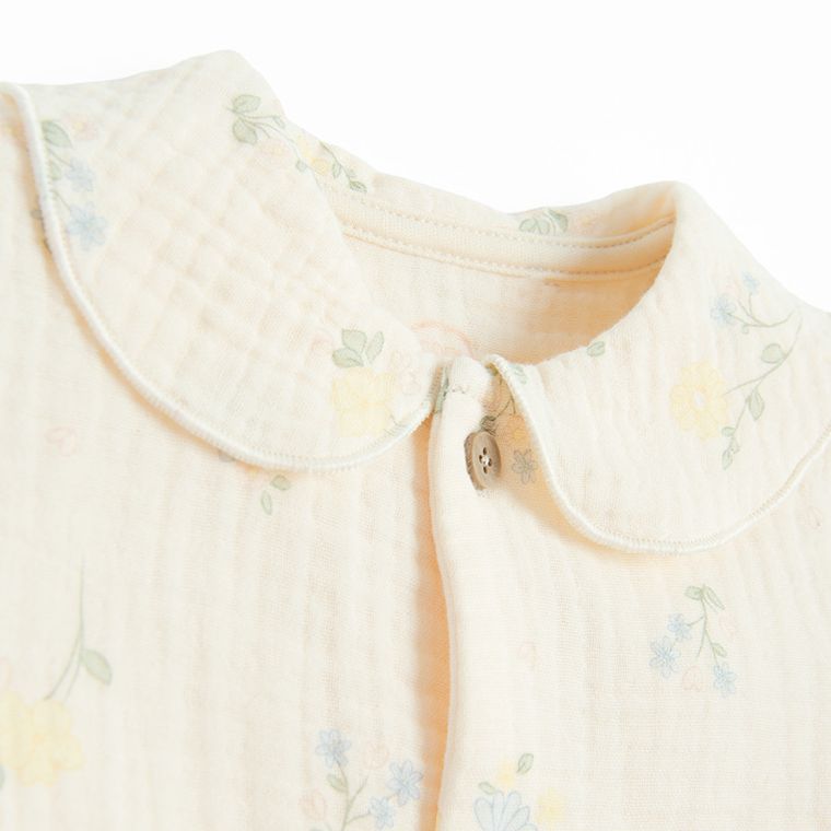 Cool Club, Pajac dziewczęcy, muślinowy, brzoskwiniowy