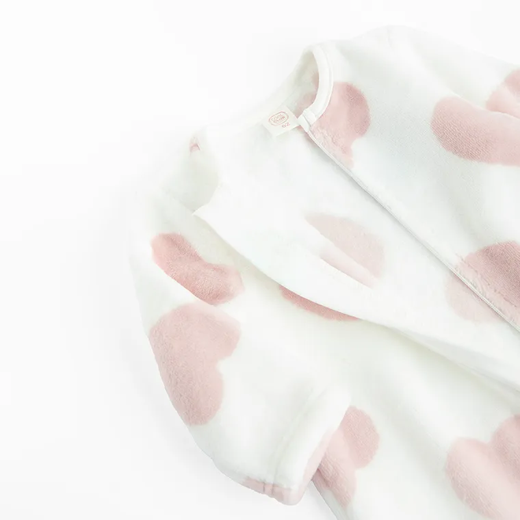 Cool Club, Pajac dziewczęcy, polarowy, biały