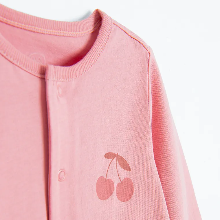 Cool Club, Pajac dziewczęcy, różowy, zestaw, 2 szt.