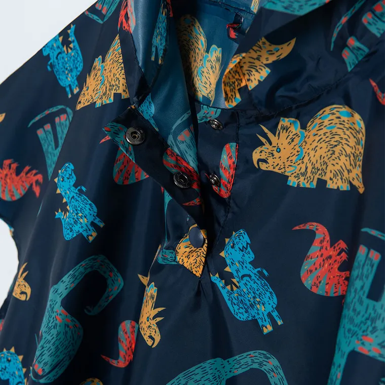 Cool Club, Peleryna przeciwdeszczowa chłopięca z kapturem, granatowa