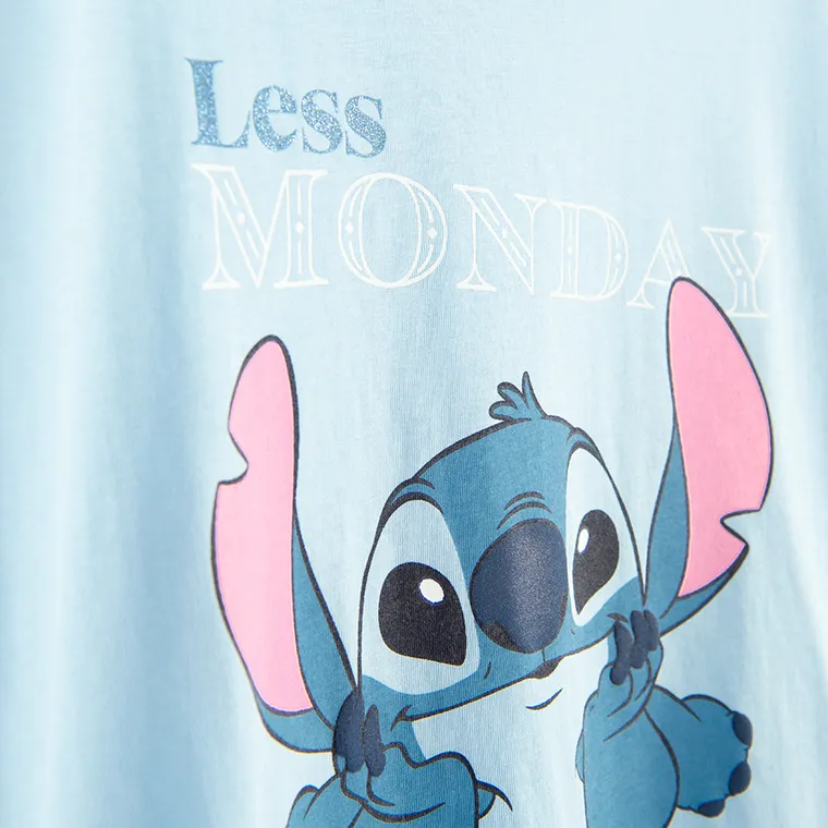 Cool Club, Piżama dziewczęca, niebieska, Lilo i Stitch