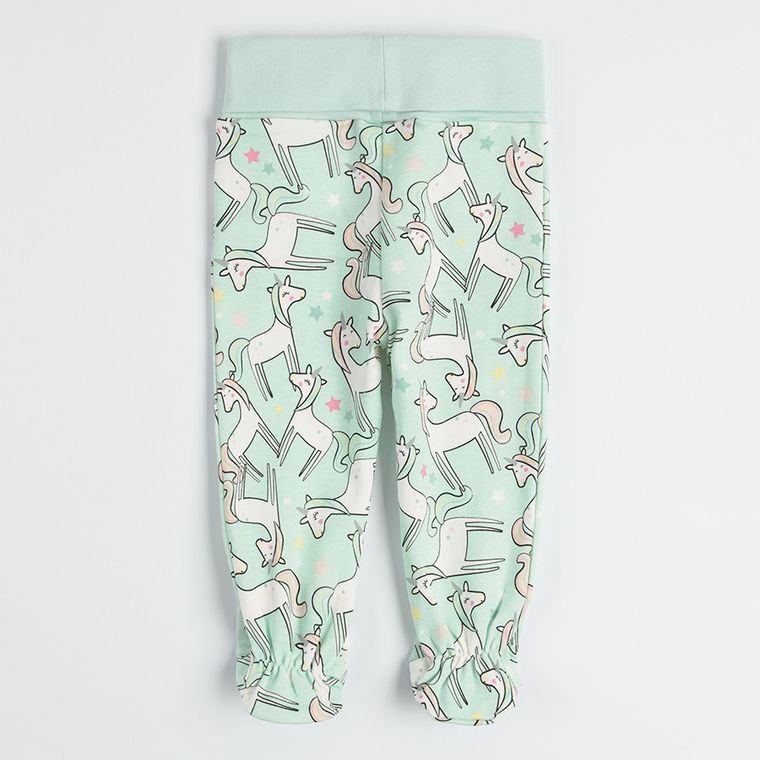 Cool Club, Półśpiochy dziewczęce, szare, miętowe, zestaw, 2 szt.