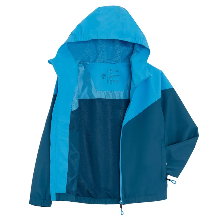 Cool Club, Przeciwdeszczowa kurtka chłopięca z kapturem, niebieska