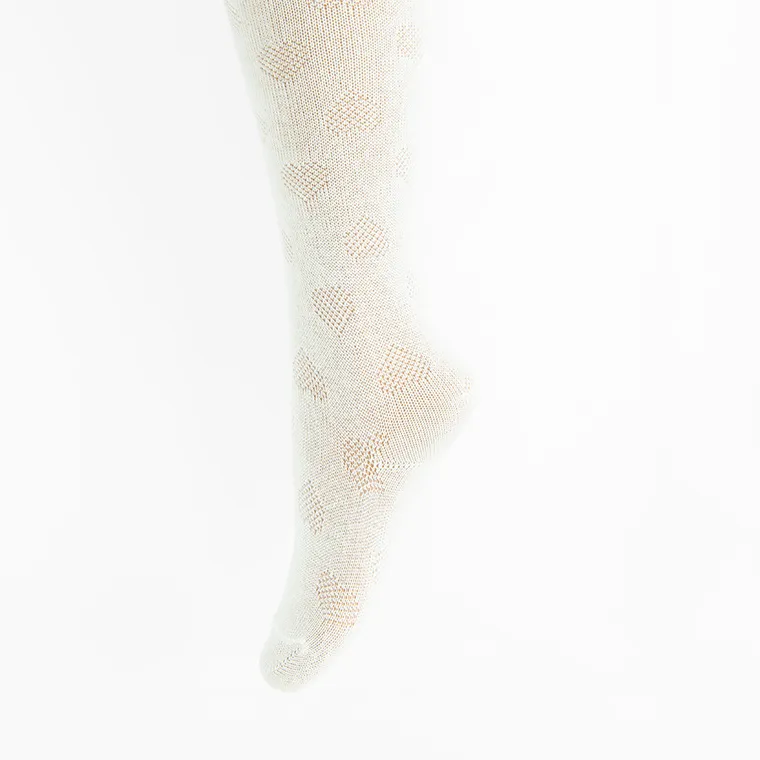 Cool Club, Rajstopy dziewczęce, bawełna organiczna, ecru, zestaw, 2 szt.