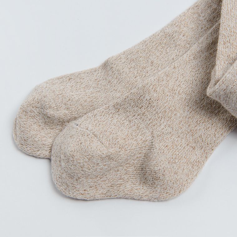 Cool Club, Rajstopy dziewczęce, beżowo-złote