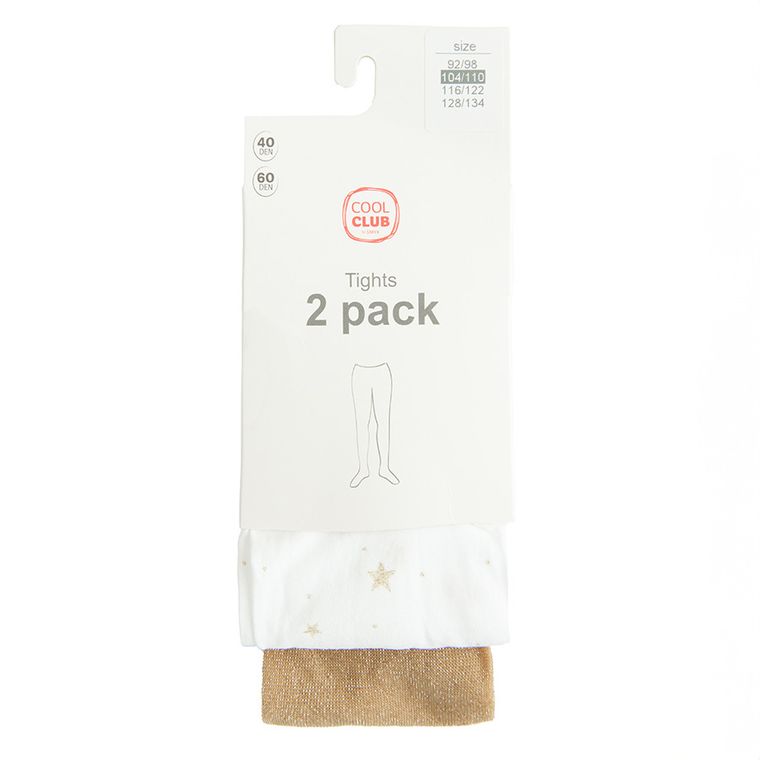 Cool Club, Rajstopy dziewczęce, mix, 40/60 DEN, zestaw, 2 szt.