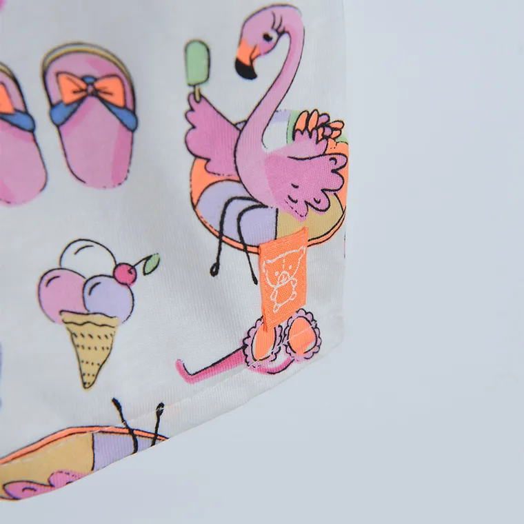 Cool Club, Rampers dziewczęcy, ecru