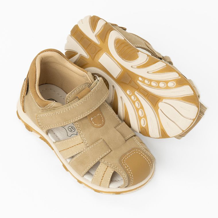 Cool Club, Sandały chłopięce, brązowe, Zdrowa Stopa