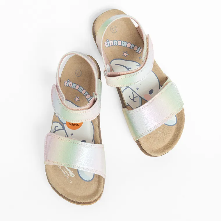 Cool Club, Sandały dziewczęce, mix, skórzana wkładka, Hello Kitty and Friends