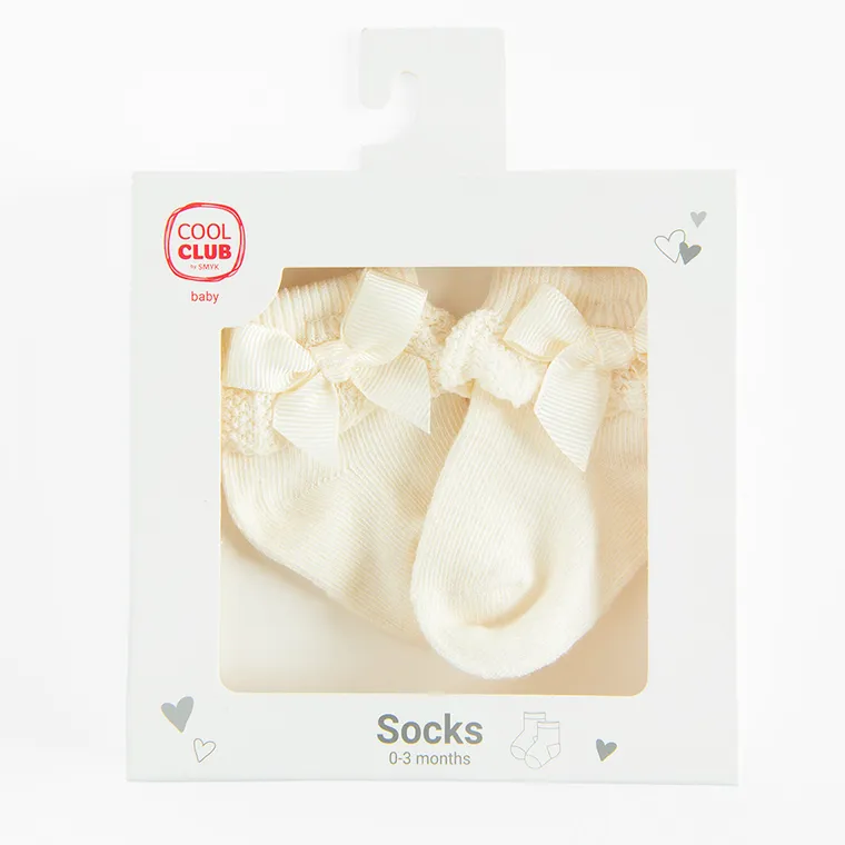 Cool Club, Skarpetki dziewczęce, białe