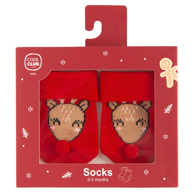 Cool Club, Skarpetki dziewczęce, czerwone