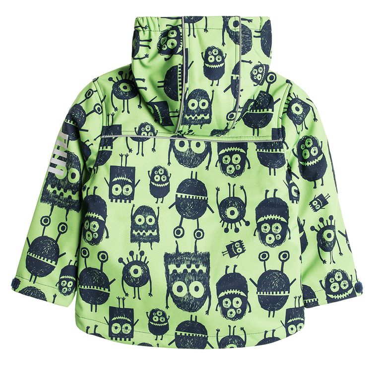 Cool Club, Softshell chłopięcy, zielony, potworki