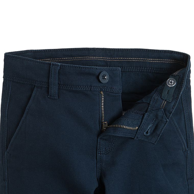 Cool Club, Spodnie chinosy chłopięce, granatowe