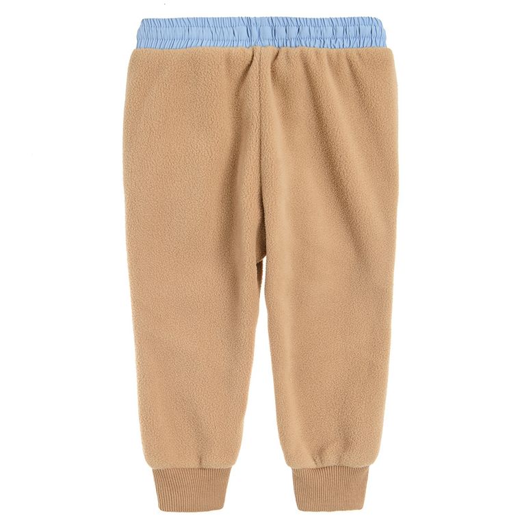 Cool Club, Spodnie dresowe chłopięce, beżowe