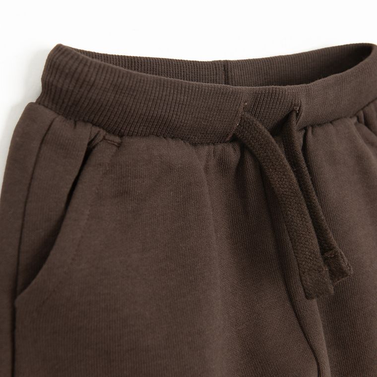 Cool Club, Spodnie dresowe chłopięce, brązowe
