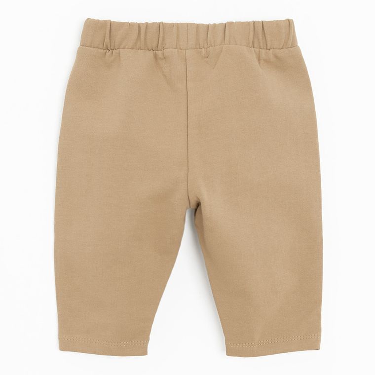 Cool Club, Spodnie dresowe chłopięce, ciemnobeżowe
