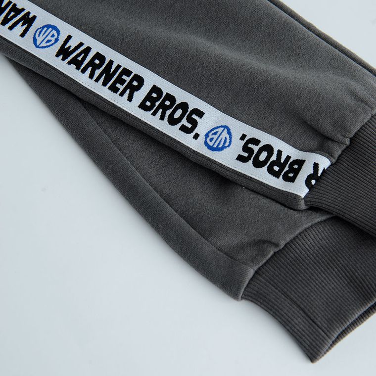 Cool Club, Spodnie dresowe chłopięce, ciemnoszare, Warner Bros