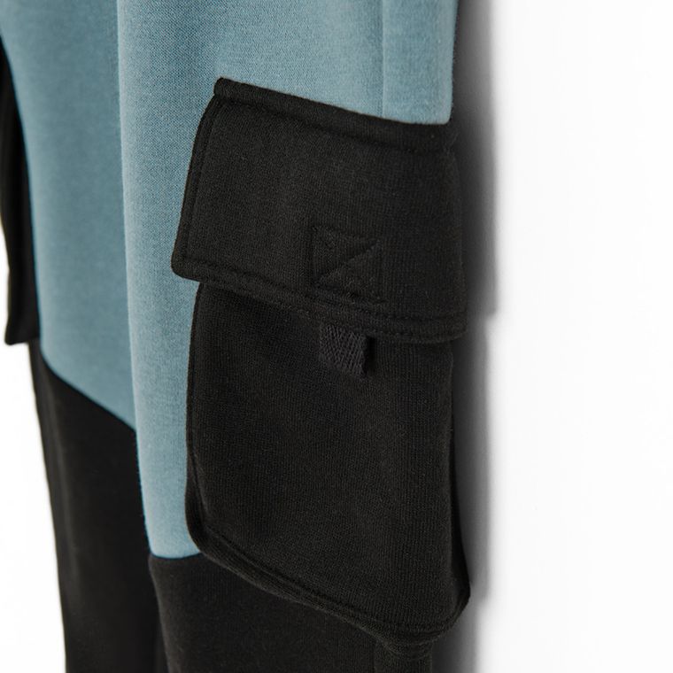 Cool Club, Spodnie dresowe chłopięce, niebiesko-czarne