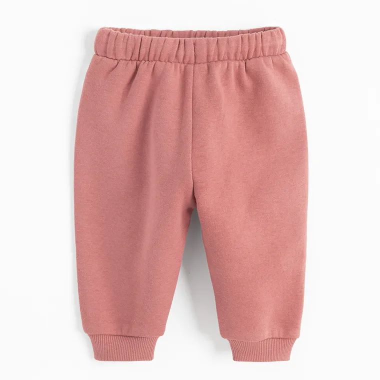 Cool Club, Spodnie dresowe chłopięce, ocieplane, brązowe