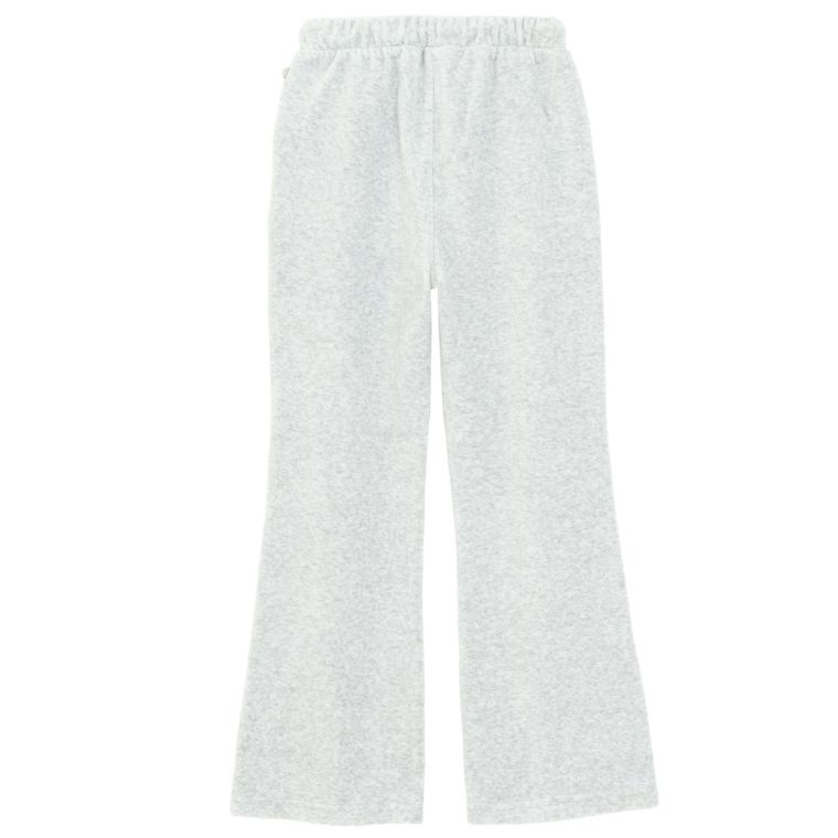 Cool Club, Spodnie dresowe dziewczęce, flare, welurowe, szare