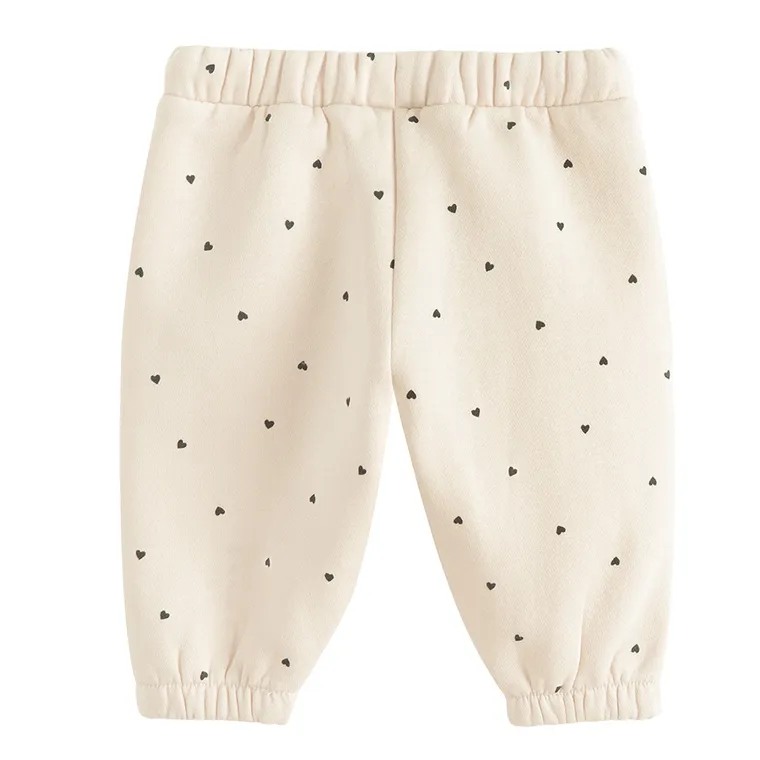 Cool Club, Spodnie dresowe dziewczęce, ocieplane, beżowe