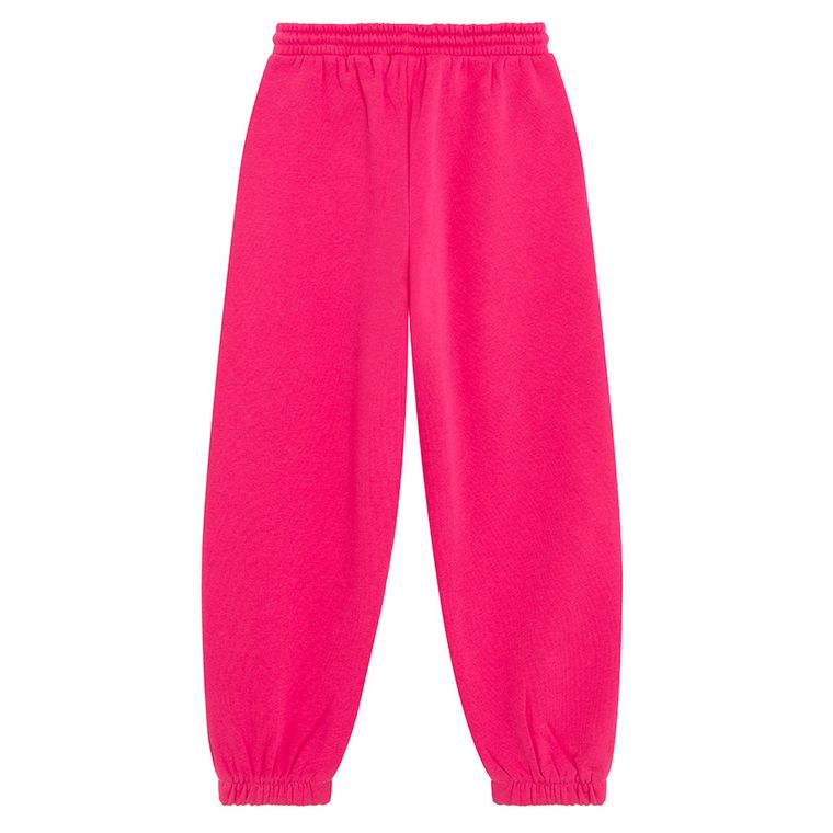 Cool Club, Spodnie dresowe dziewczęce, ocieplane, różowe