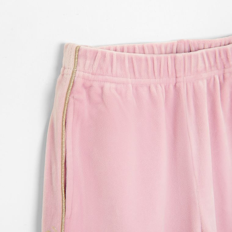 Cool Club, Spodnie dresowe dziewczęce, welurowe, różowe, Psi Patrol