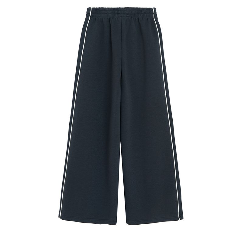 Cool Club, Spodnie dresowe dziewczęce, wide, granatowe