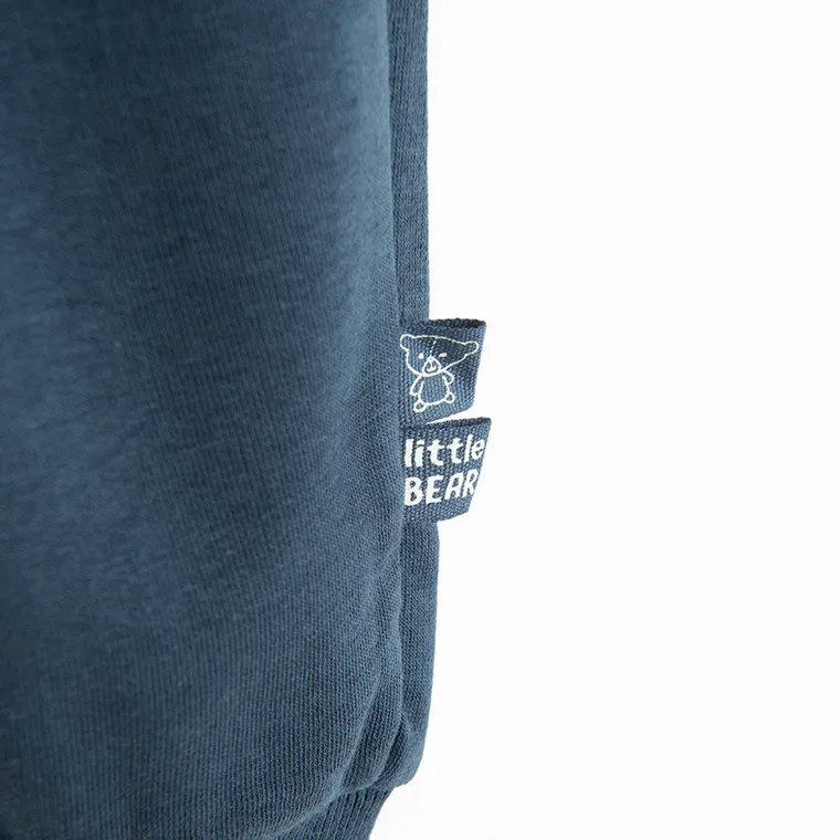Cool Club, Spodnie dresowe niemowlęce, baggy, granatowe
